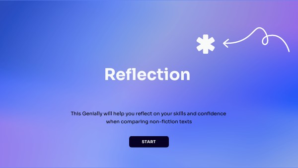 Copy - Comparative skills reflection | Genially