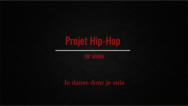 Hip hop | Genially