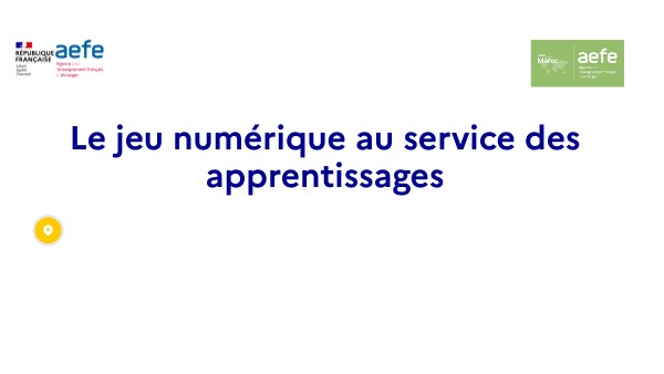 Le jeu numérique au service des apprentissages | Genially