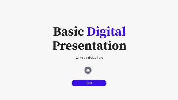 DIGITAL BASIC PRESENTATION | Genially