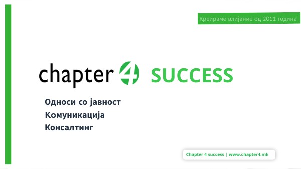 CHAPTER 4 SUCCESS