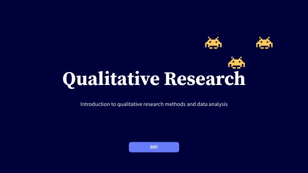 Qualitative Session | Genially