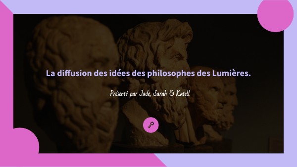 la diffusion des idées Lumières au XVIII ème siècle | Genially