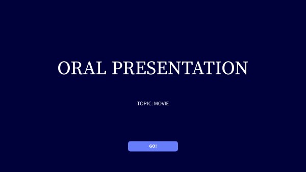 BASIC DARK PRESENTATION | Genially