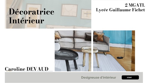 Présentation Décoratrice intérieure | Genially