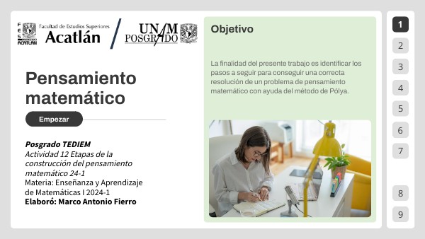 Actividad 12 Etapas de la construcción del pensamiento matemático 24-1