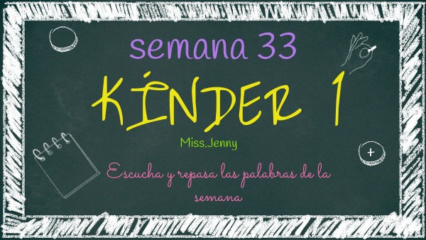 Genially semana 33 k1