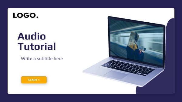 AUDIO TUTORIAL