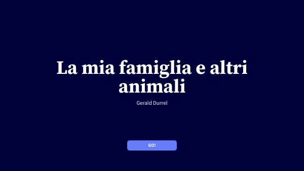 La mia famiglia e altri animali
