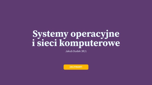 Systemy Operacyjne I Sieci Komputerowe Książka view.genially.com
