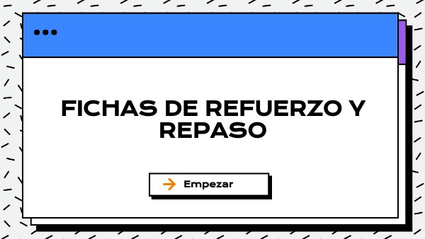Fichas de refuerzo y repaso | Genially