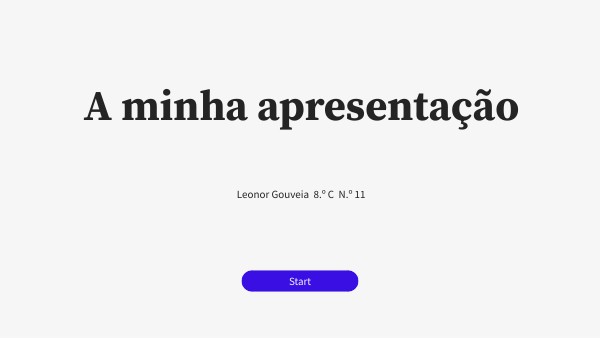 A minha apresentação | Genially