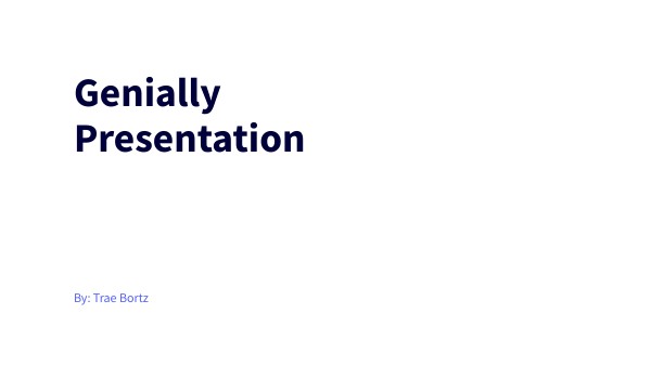 Genially presentation | Genially