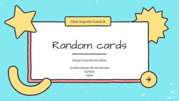 Random cards | Genially