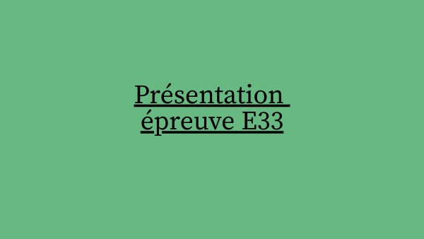 Présentation essentielle dark