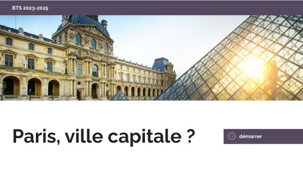 Paris, ville capitale