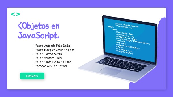 Que son los Objetos en javascript 4 f
