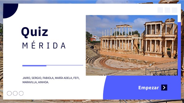 QUIZ OF MERIDA | Genially