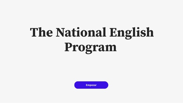 National English Program