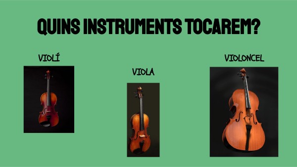 4t: quins instruments tocarem? | Genially