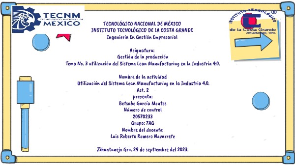 utilización del Sistema Lean Manufacturing en la Industria 4.0 | Genially