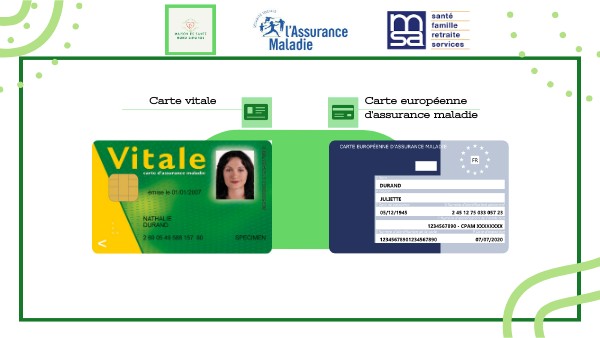 Carte vitale & Carte européenne d'assurance maladie