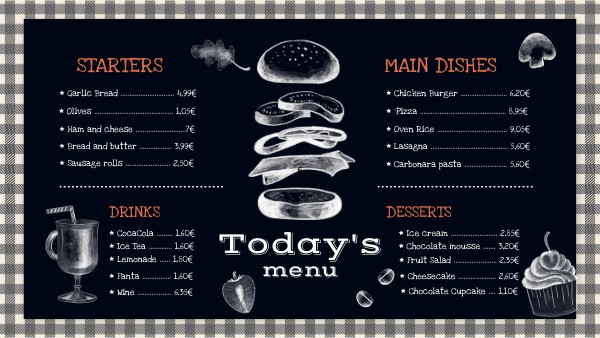 TODAY'S MENU