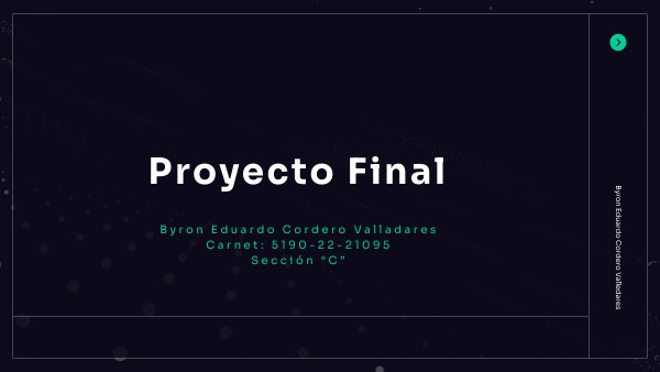 Proyecto Final | Genially