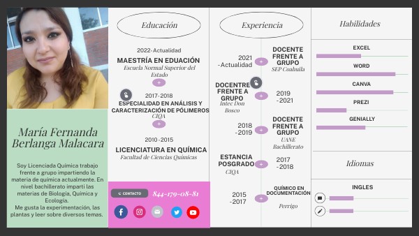 CV DATOS INFOGRÁFICOS | Genially