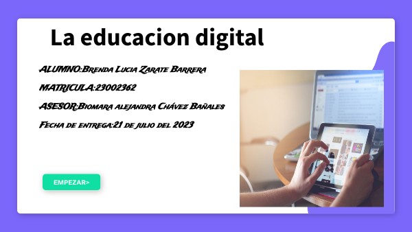 LA EDUCACION DIGITAL | Genially
