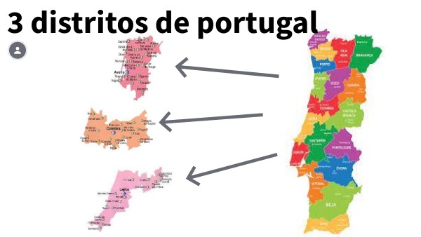 3 distritos de portgual