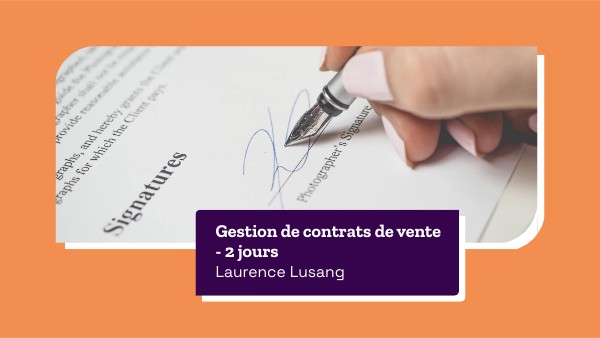 RCM - Gestion de contrats de vente