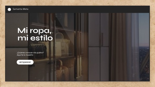 Mi ropa, mi estilo