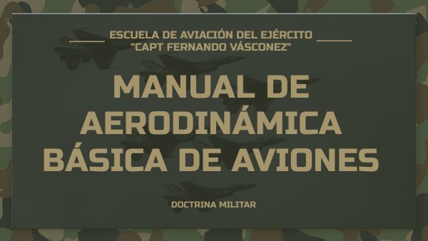 MANUAL DE AERODINÁMICA BÁSICA DE AVIONES