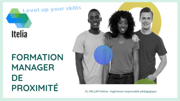 EL HALLAK FATIMA - AUDIT- ANALYSE DE LA FORMATION MANAGER DE PROXIMITÉ ...
