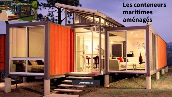 Container maritime aménagé