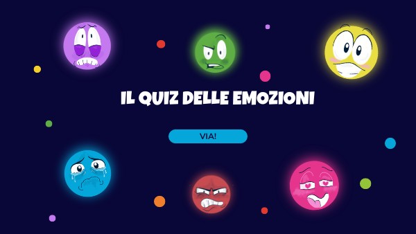 LE DOMANDE DELLE EMOZIONI - IL MOSTRO DEI COLORI | Genially