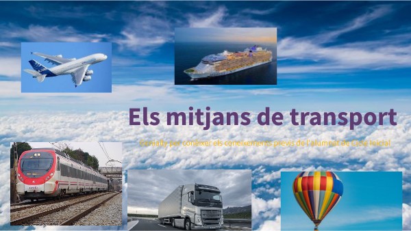 Els mitjans de transport | Genially