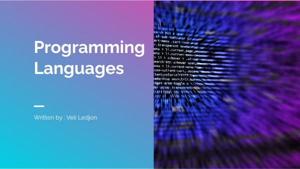 Programming languages