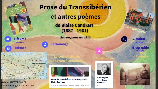 La prose du Transsibérien | Genially