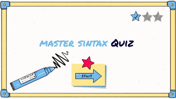 SYTAX ACTIVITY | Genially