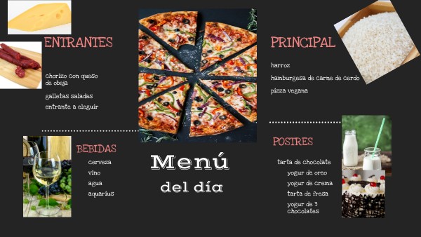 MENÚ DEL DÍA