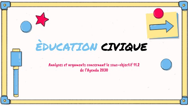 Objectif 11.2 | Genially