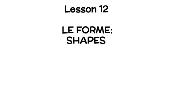 LE FORME | Genially