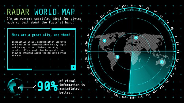 RADAR WORLD MAP