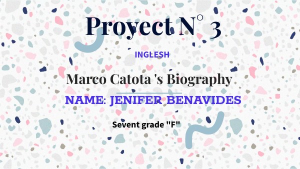 Proyect N°3 | Genially