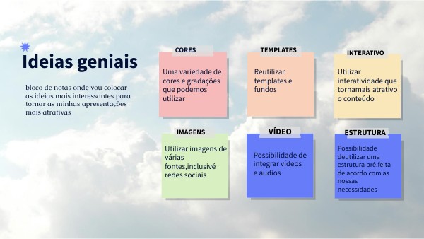 Ideias Geniais no Genially | Genially