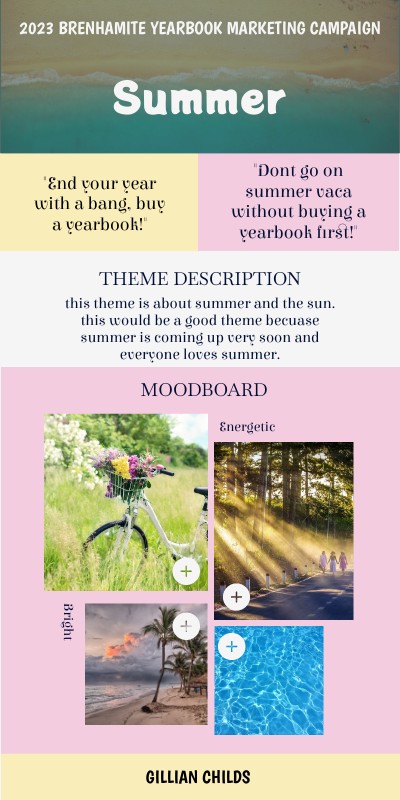 Template - Spring Yearbook Marketing Campaign