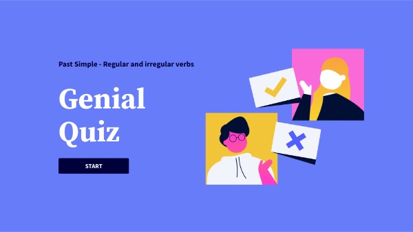 Past Simple QUIZ | Genially
