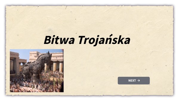 Bitwa Trojańska Jana Prandowskiego Sprawdzian Klasa 5